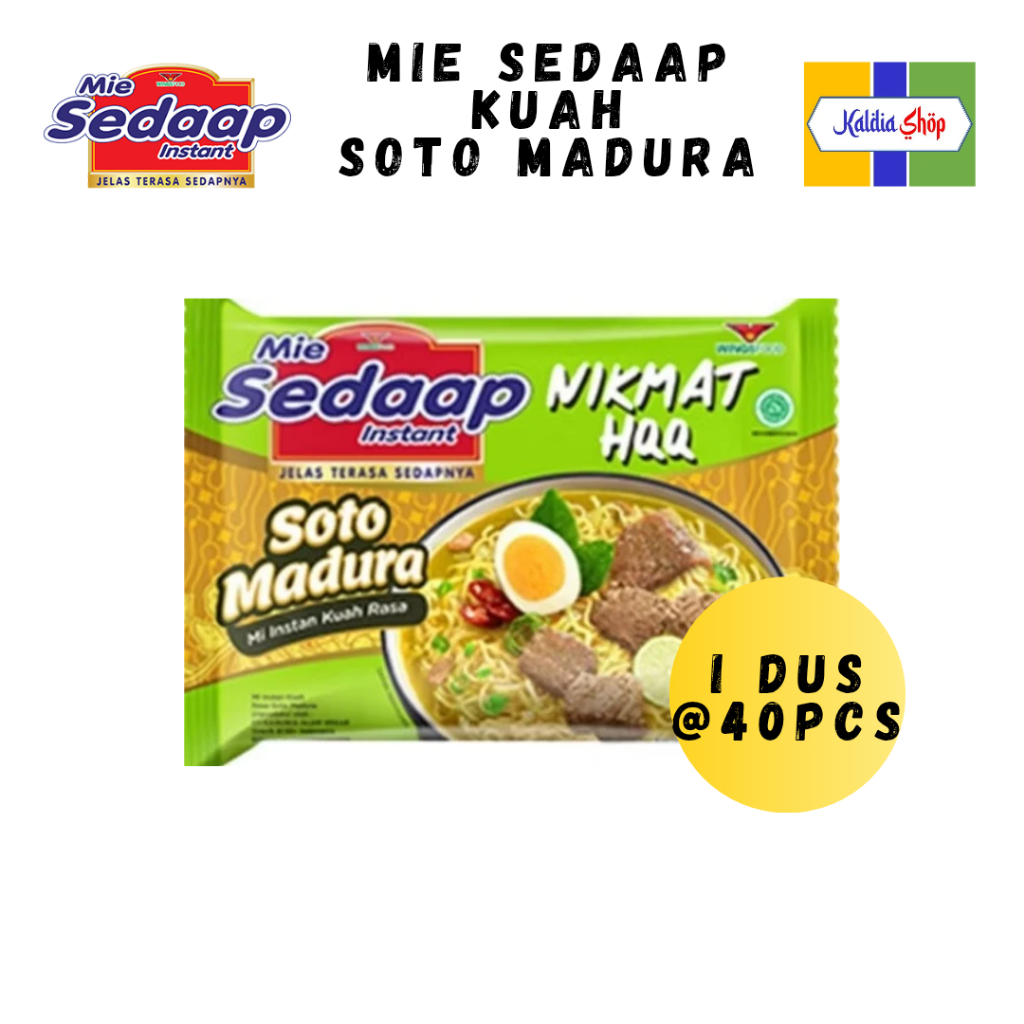 

Mie Sedaap Kuah Rasa Soto Madura 1 Dus