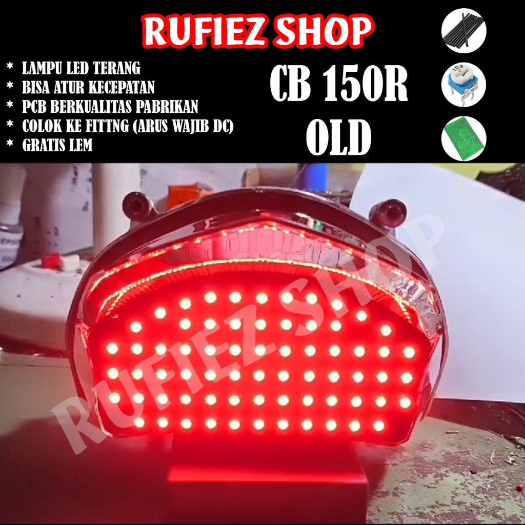 Custom lampu stoplamp running CB 150 R OLD / cb150r lama 8 Otomatis Mode 10 Mode otomatis dan manual