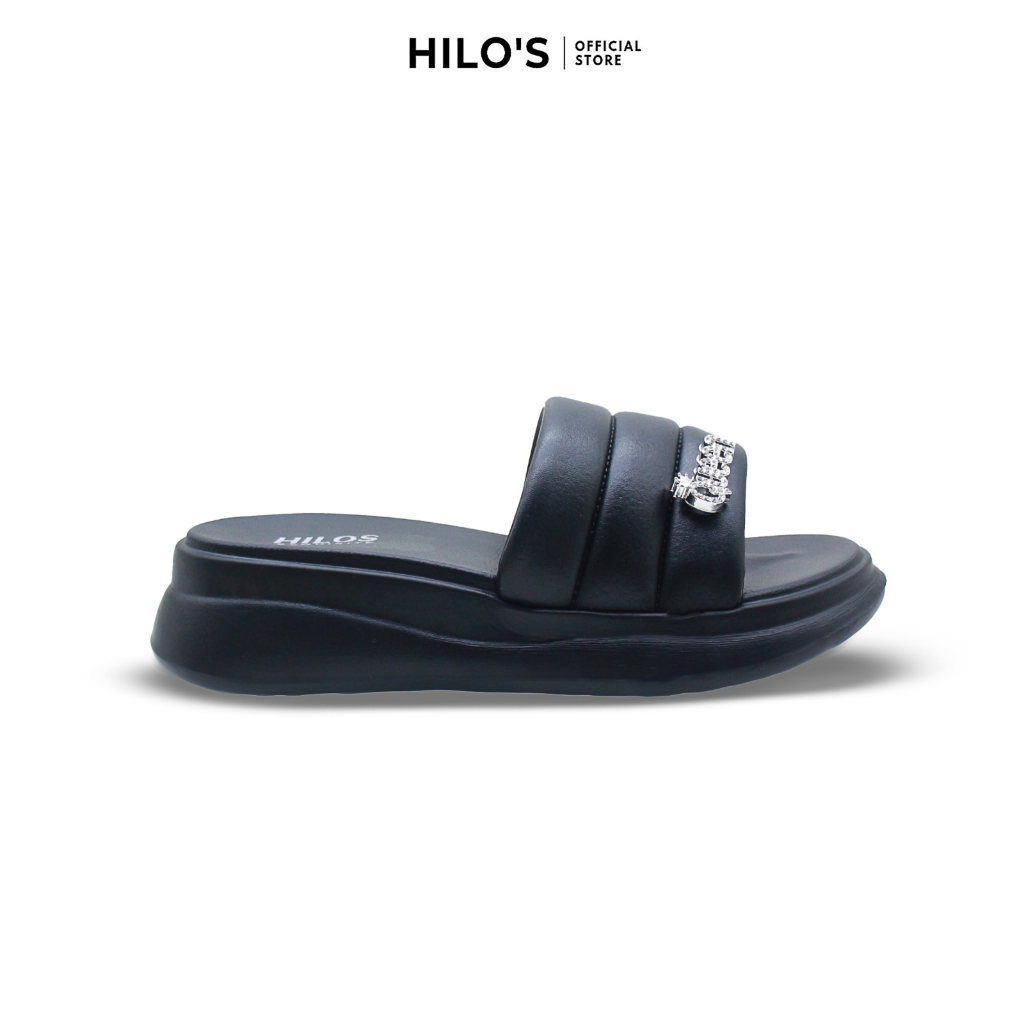 Hilo's - Sandal Wedges Wanita Cantik Selop Kekinian Terlaris