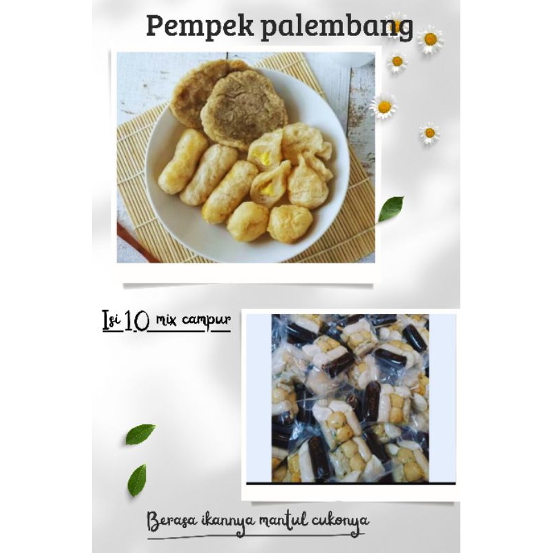 

pempek palembang isi 10 mix + cuko dijamin mantull
