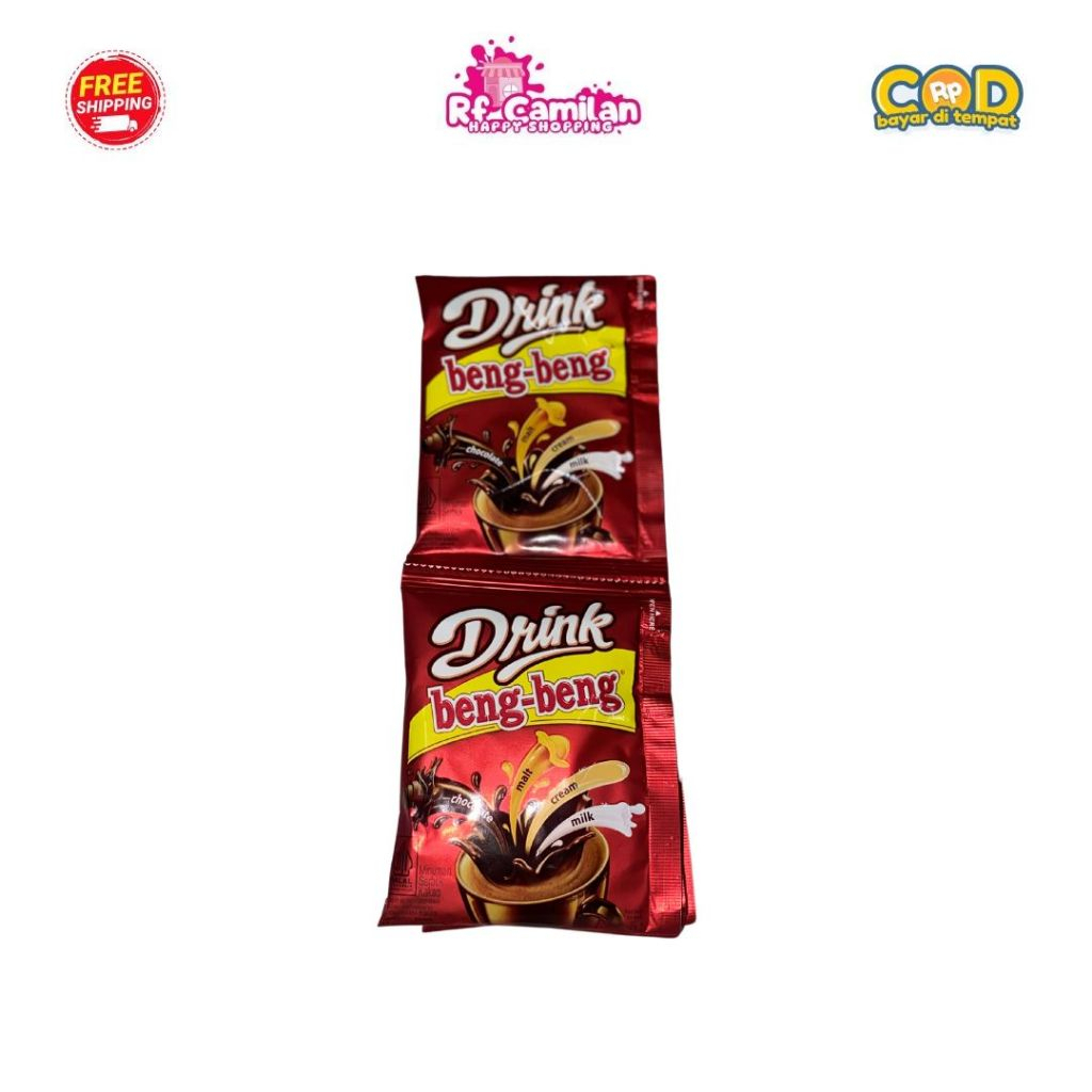 

[RF_Camilan] Drink Beng-beng sachet Minuman Coklat Bubuk Kemasan 30gr renceng isi 10 -*pcs