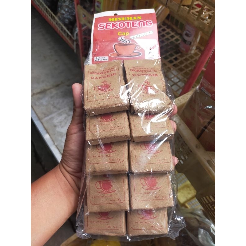 

Sekoteng Tyungke- sekoteng Jogja - sekoteng angkringan - isi 10 - original Jogja - minuman nikmat menyehatkan - membantu mengobati masuk angin - cocok untuk oleh-oleh Jogja