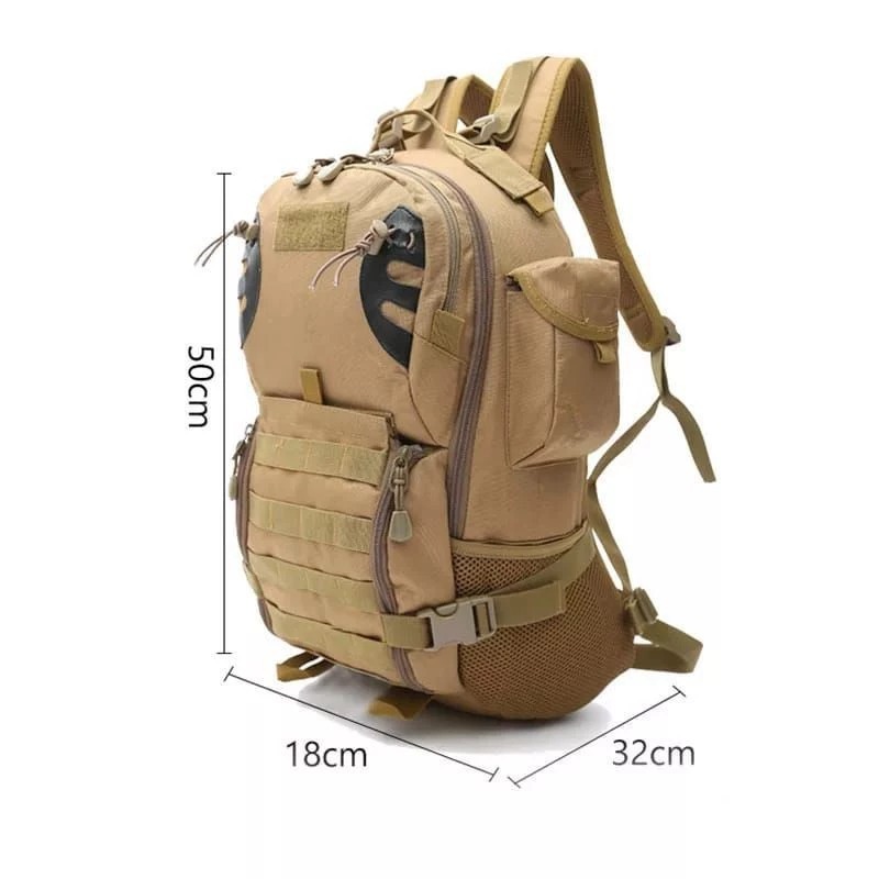 Tas Ransel hijau Hiu Army Outdoor Import Tas Hiu type 02