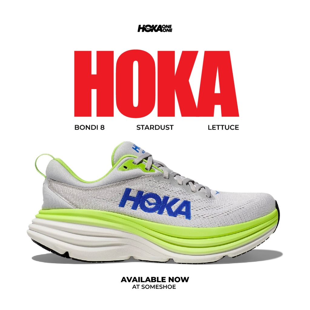 Hoka Bondi 8 Stardust Lettuce BNIB Original