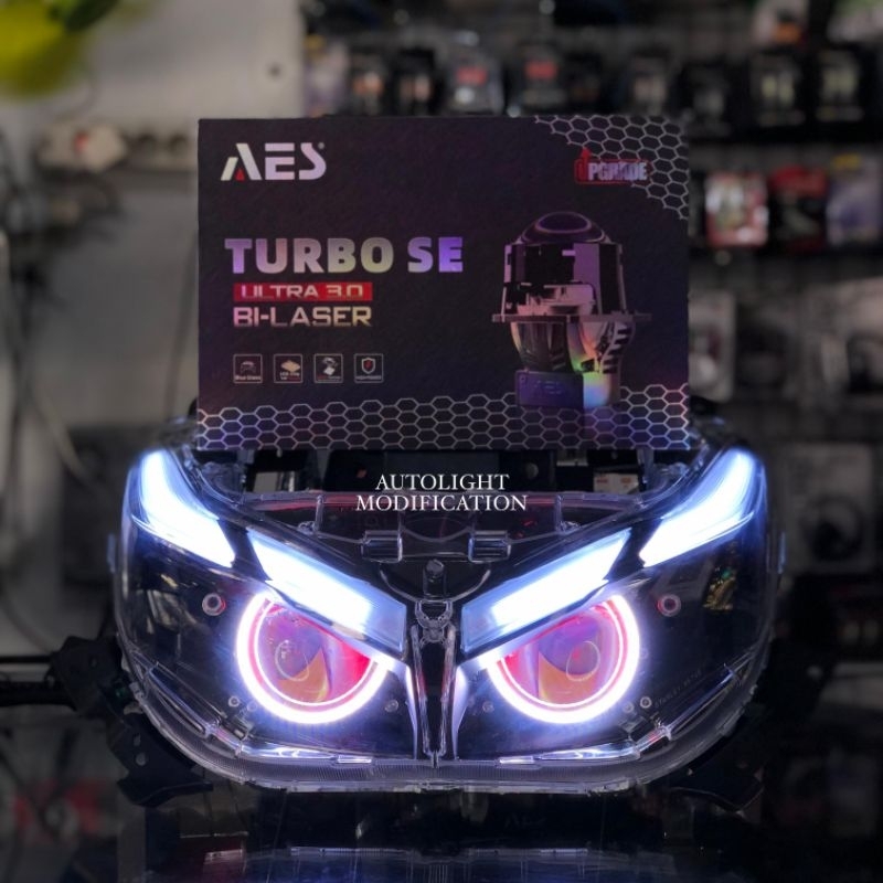 BILED AEROX NEW FULL SET REFLEKTOR CUSTOM BILED AES TURBO SE ULTRA BI-LASER