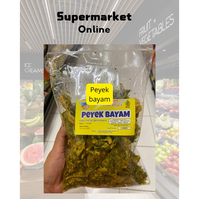 

Kerupuk Peyek bayam
