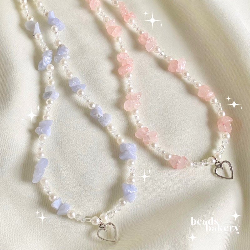 Diana Neklace | Quartz Neklace | Kalung | Aksesoris Beads | by beads bakery