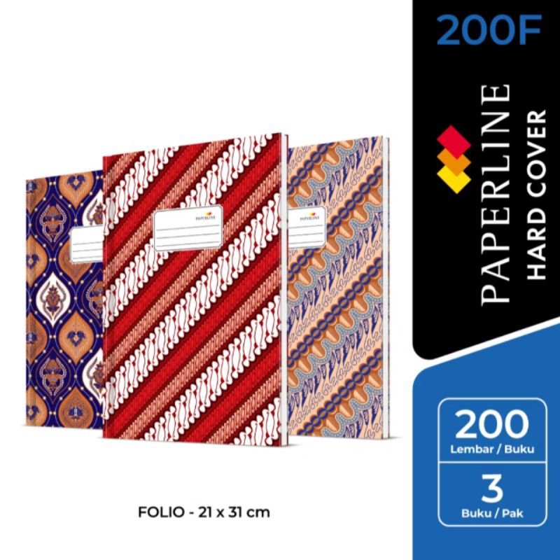 

Buku Hard Cover 200 Folio Paperline