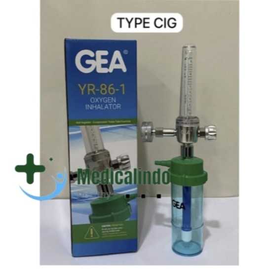 Regulator Oksigen Dinding GEA YR-86-1 / Wall Oxygen Regulator GEA YR 86 1 RB12