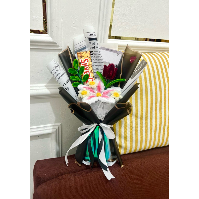 

buket coklat silverqueen