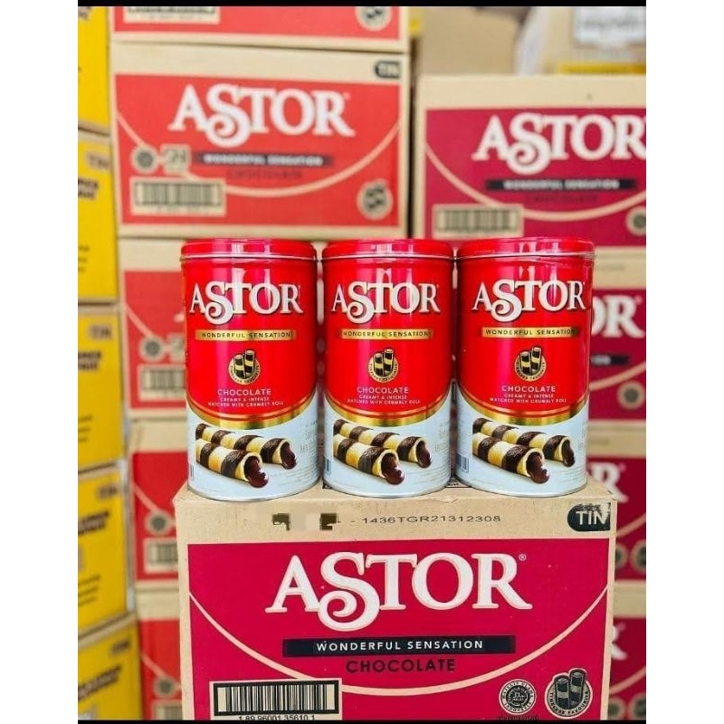 

ASTOR Wonderful Sensation Chocolate | Wafer astor kaleng 330g |