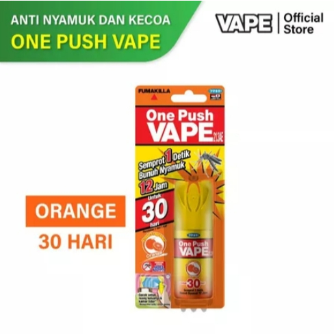 One Push Vape semprot nyamuk 30 hari Orange