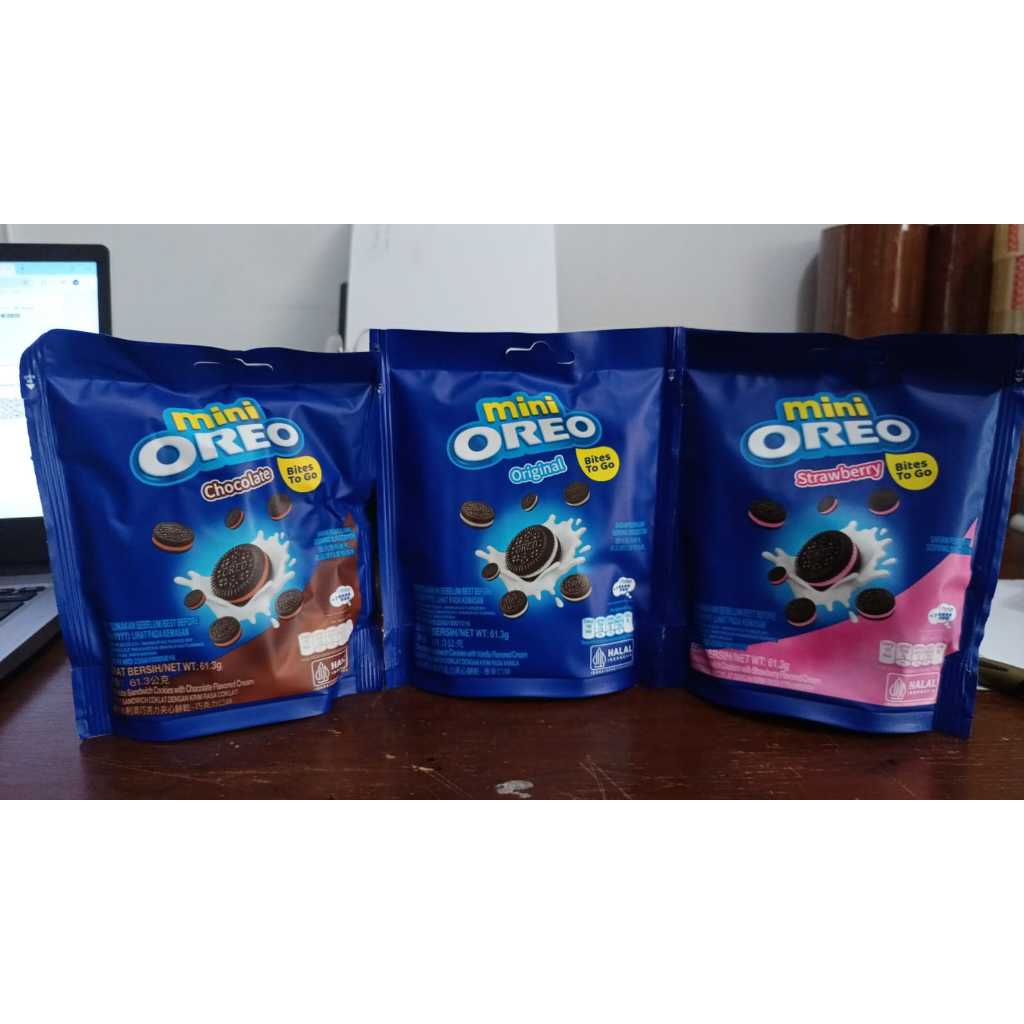 

OREO Mini Biskuit Pouch 3 Varian Rasa 61,3gr