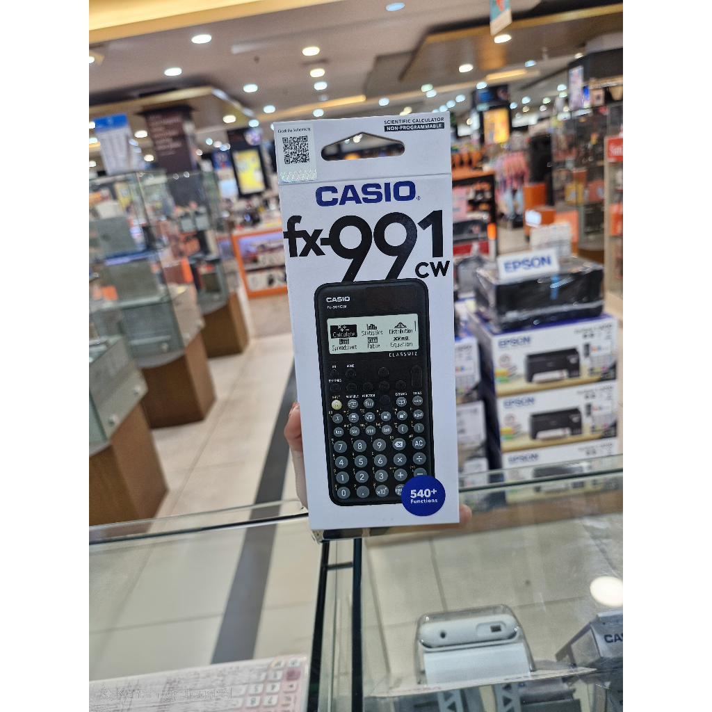 

Gramedia Karawaci - Xcom - Casio Kalkulator Scientific Fx-991 Cw Black