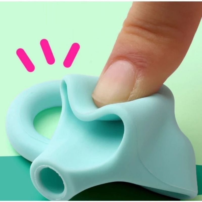 

Pegangan pensil korektif Pencil holder Pensil Grip Alat Menulis Anak Model 3jari dan Dolphin