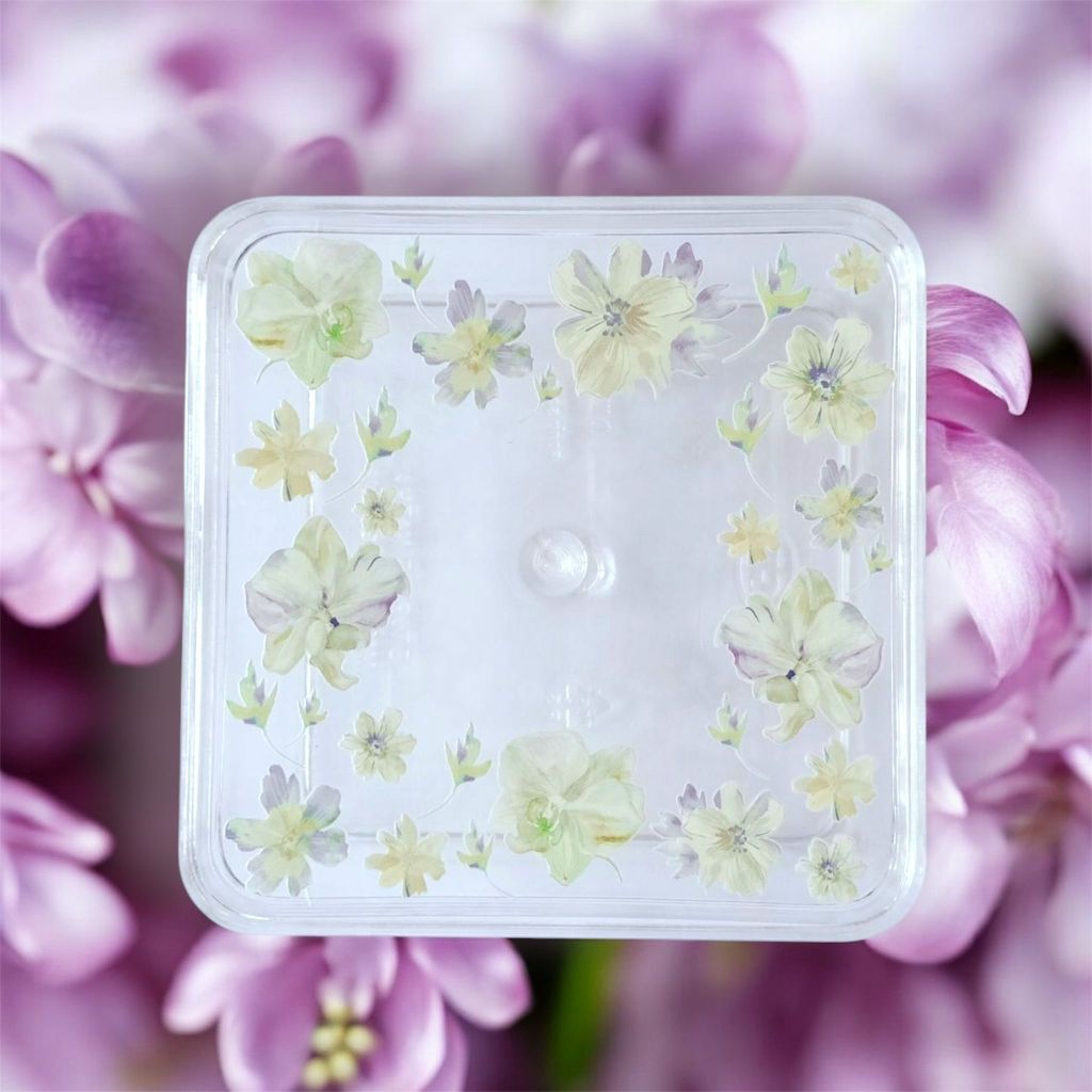 Kalila Toples kue kotak  +sticker lebaran warna transparan