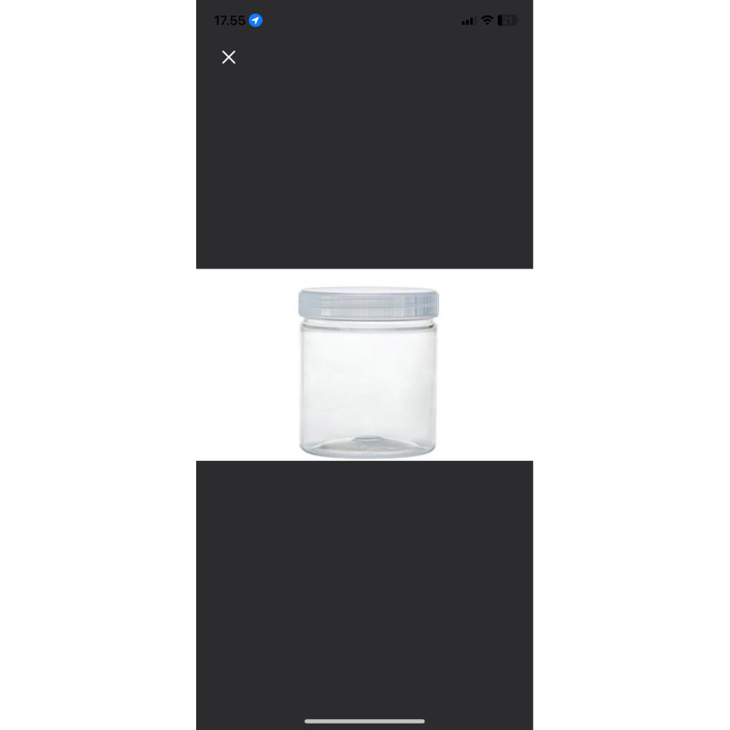 Toples bening 500ml isi 6