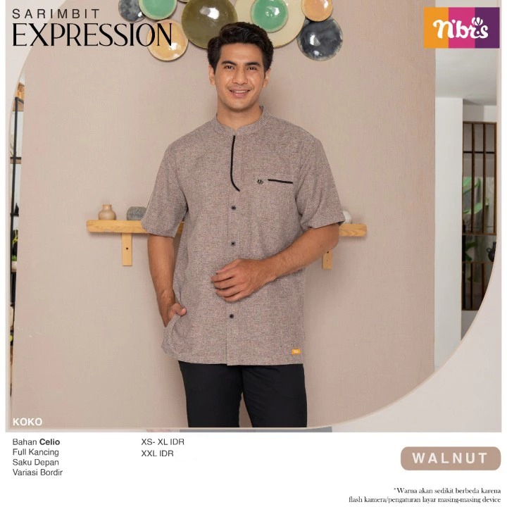 Nibras Koko Pria Fashion Muslim Nibras Baju Koko Pria