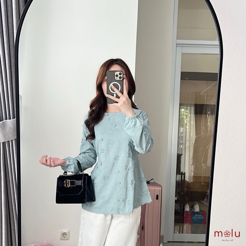 Atasan katun bordir by molu.id