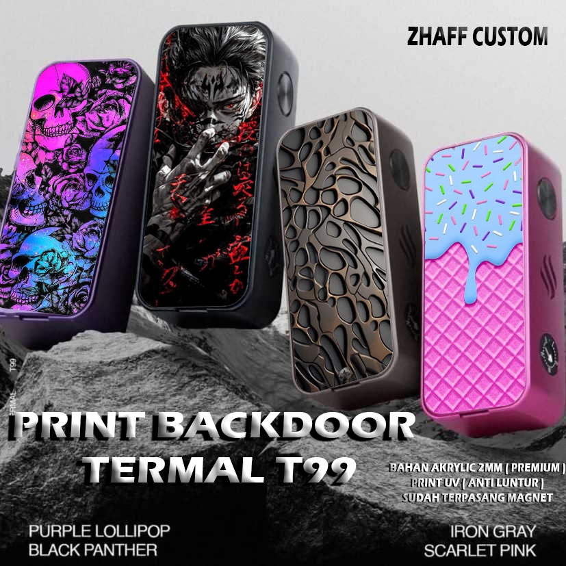 

ACCESORIES Backdoor akrilik + print UV bisa custom gambar ZhaffCustom