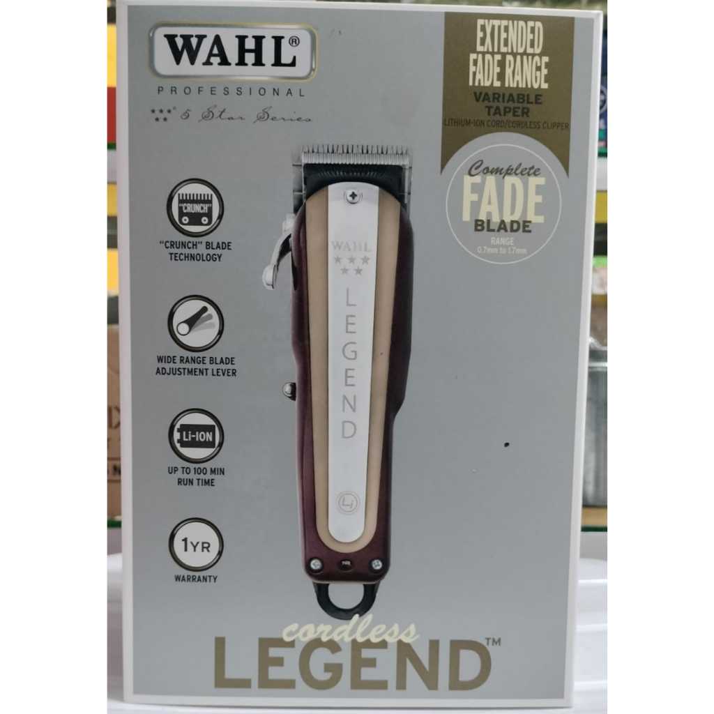 Wahl Cordless Legend 5 Star Series Extended Fade Range Clipper Non Kabel