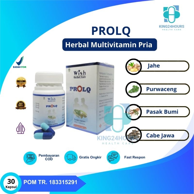WISH ProLQ Original Dr Boyke 30 kapsul Herbal