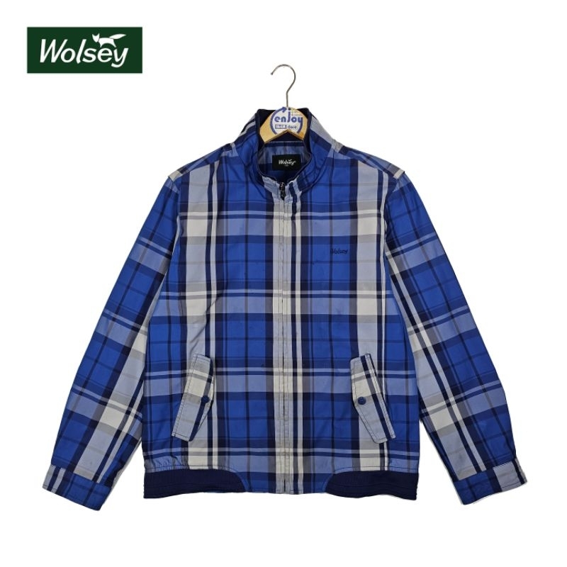 outdoor jacket motor casual kasual parasut WOLSEY second preloved