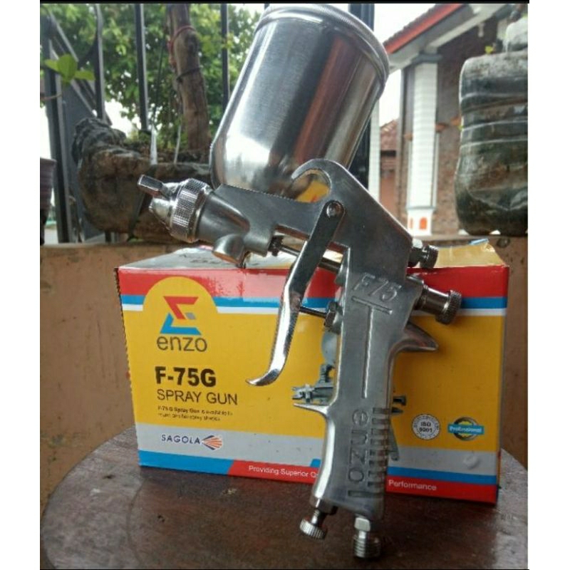 Enzo Spray gun F75 tabung atas ENZO