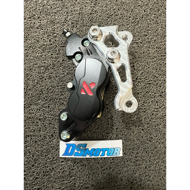 kaliper KTC kytaco racing  4P 4piston set breket PNP untuk JupiterMX New old JupiterZ1 JUPITER MX Z1