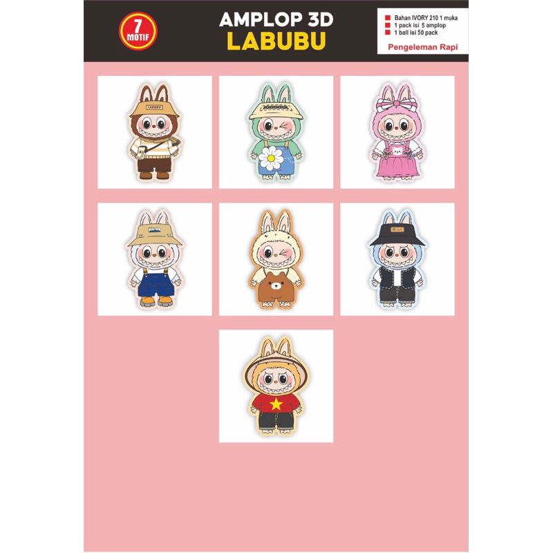 

GROSIR AMPLOP LEBARAN 3D LABUBU/AMPLOP LEBARAN MEDIUM/AMPLOP LEBARAN PERMEN GROSIR ISI 50PACK/100PACK