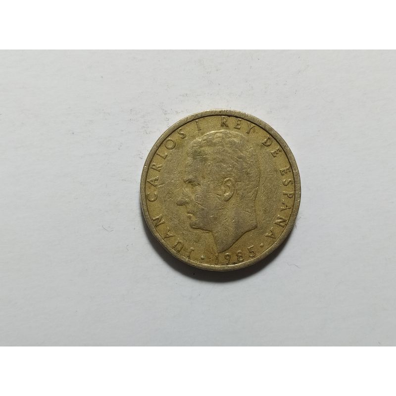 koin espana cien pesetas tahun 1985 mh 1306