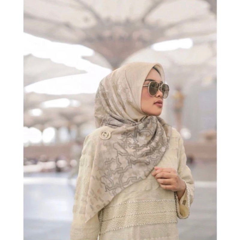 PL BUTTONSCARVES HARAMAIN  XL - cornsilk