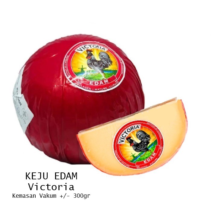 

Keju Edam Apel Victoria kurleb +/- 280gr