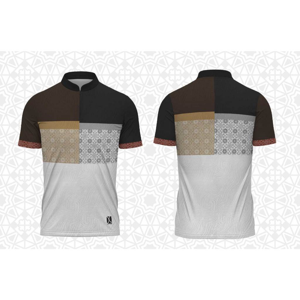 Ulaa - Baju Koko Muslim / Jersey Koko Printing Premium - Koko Resleting