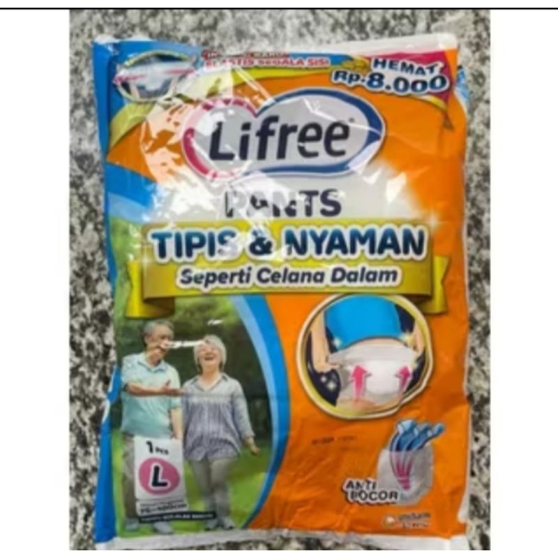 LifreePantsPopokCelanaUkuranM/L/XL/XXLSachetRenceng