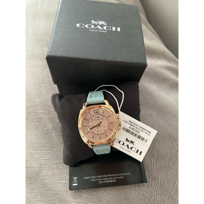 (Preloved) Jam tangan Coach Boyfriend Rubber