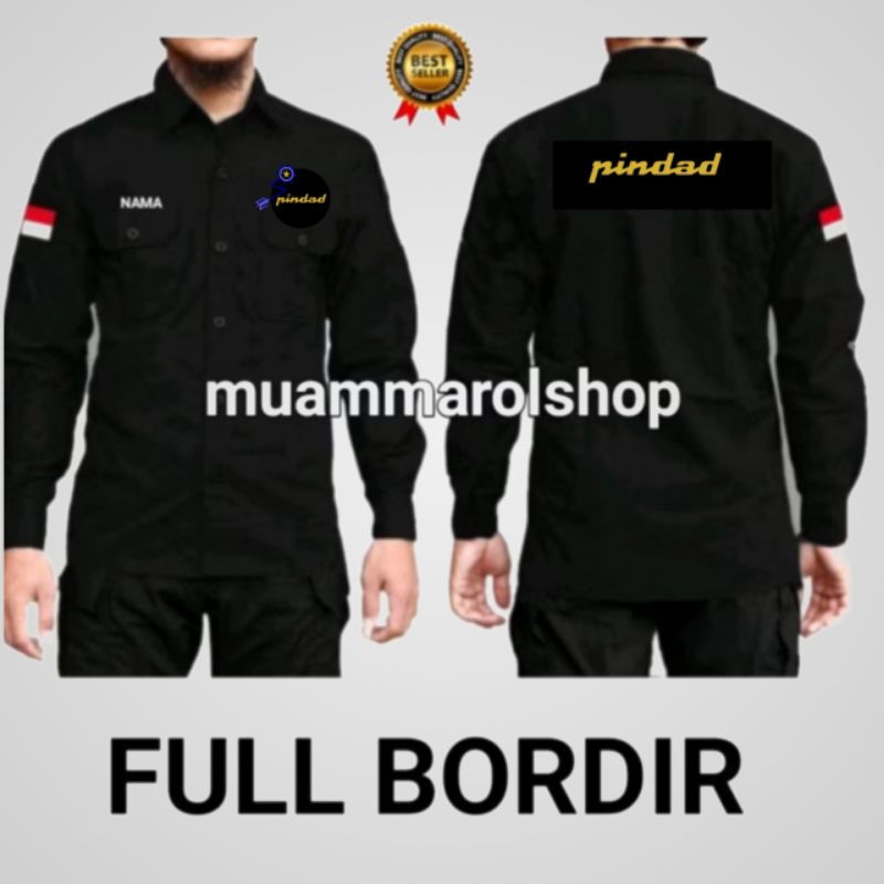 kemeja pt pindad kemeja pindad bordir
