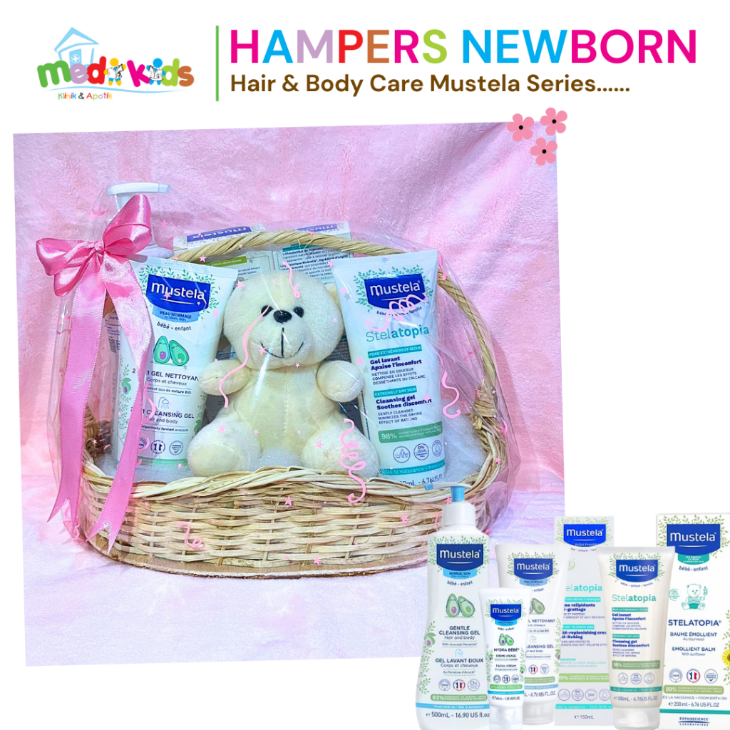 Mustela Package Hampers Newborn 1Set Mustela - Hampers Newborn Mustela 1 Set