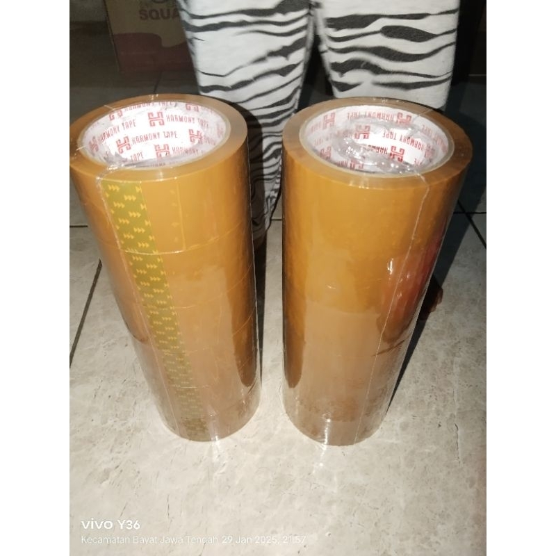 

Lakban Coklat harmony 100yard