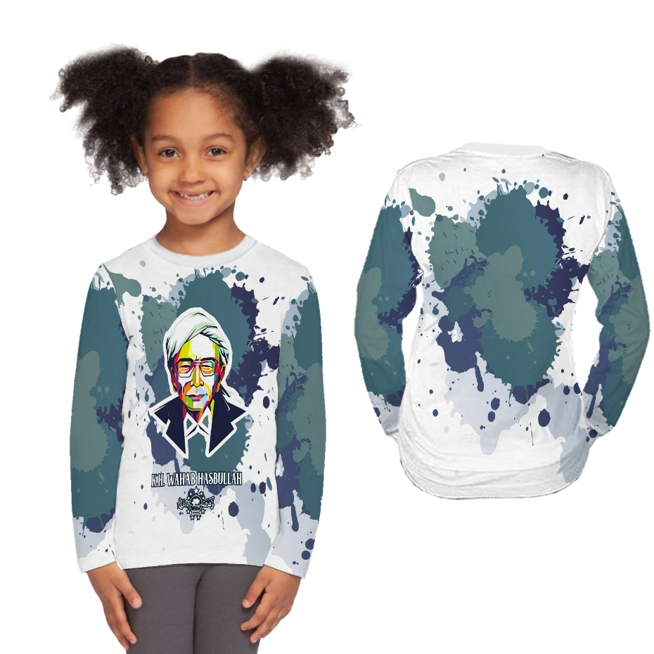 KH. WAHAB HASBULLAH Sang Pendiri NU Baju Kaos Fullprint