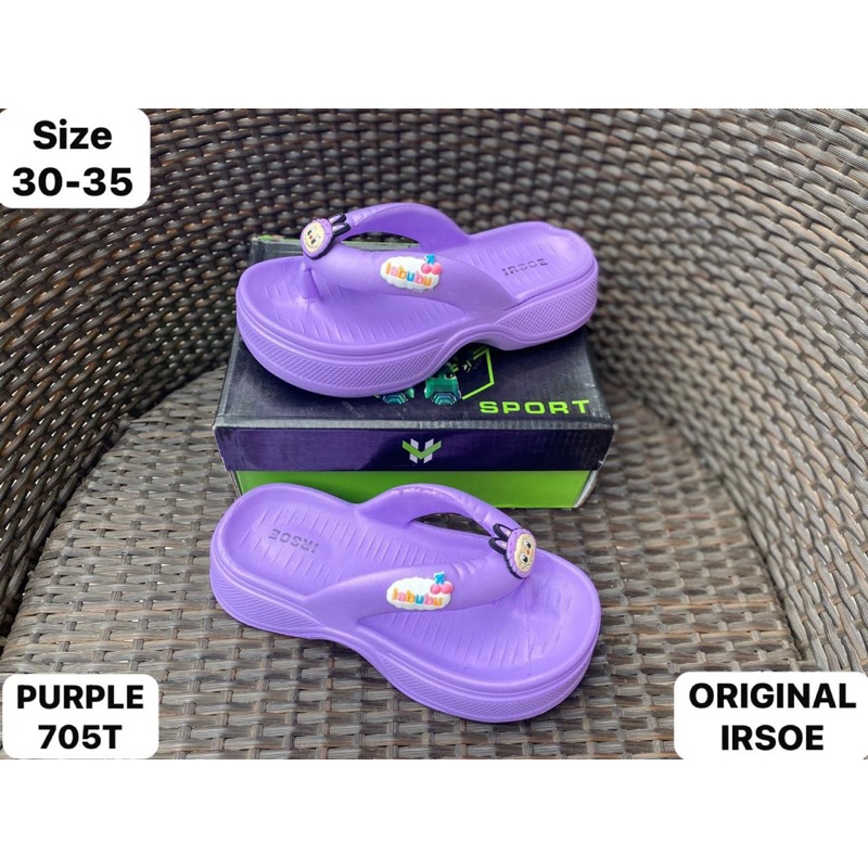 Sandal Kuromi Slip-On Japit Anak Wanita Tanggung Original IRSOE 30-35