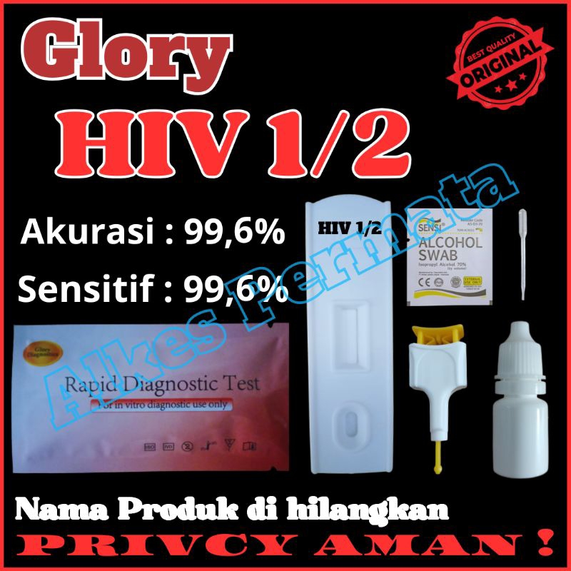 Alat Test HIV 1/2 Akurat Mandiri Satuan Glory