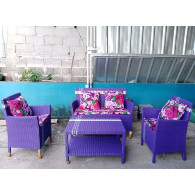 Ready stok.. sofa Hawai sofa 211 rotan sintetis