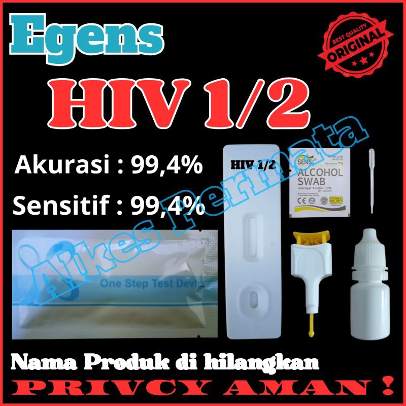 Alat Test HIV 1/2 Akurat Mandiri Satuan Egens