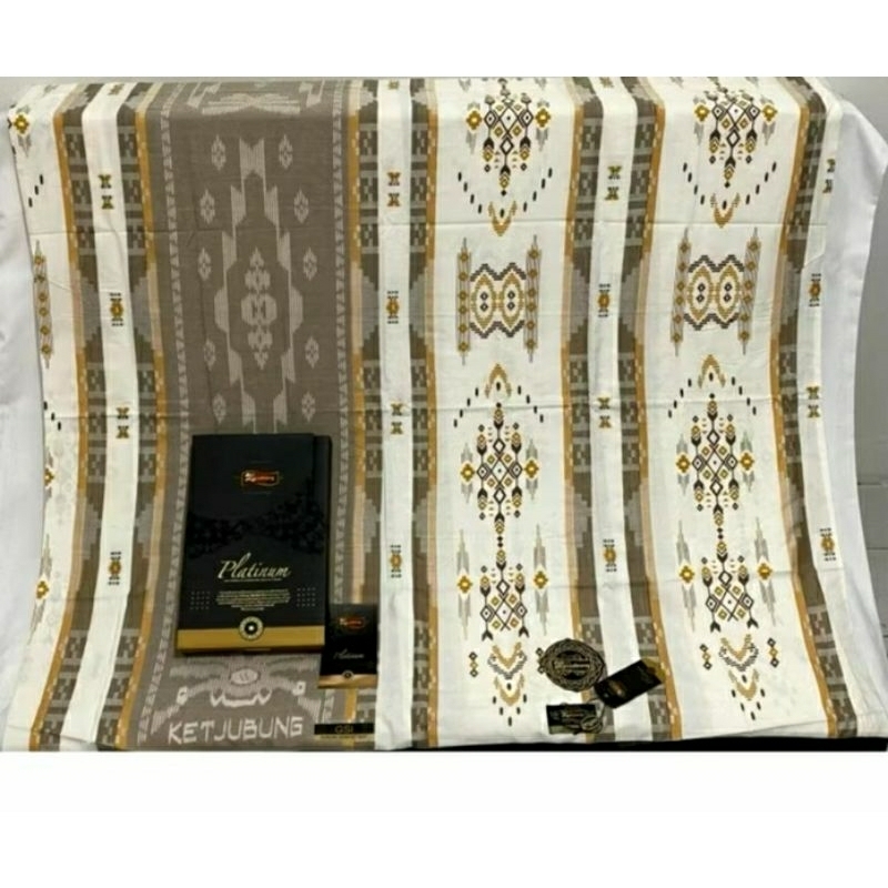 sarung ketjubung putih platinum original