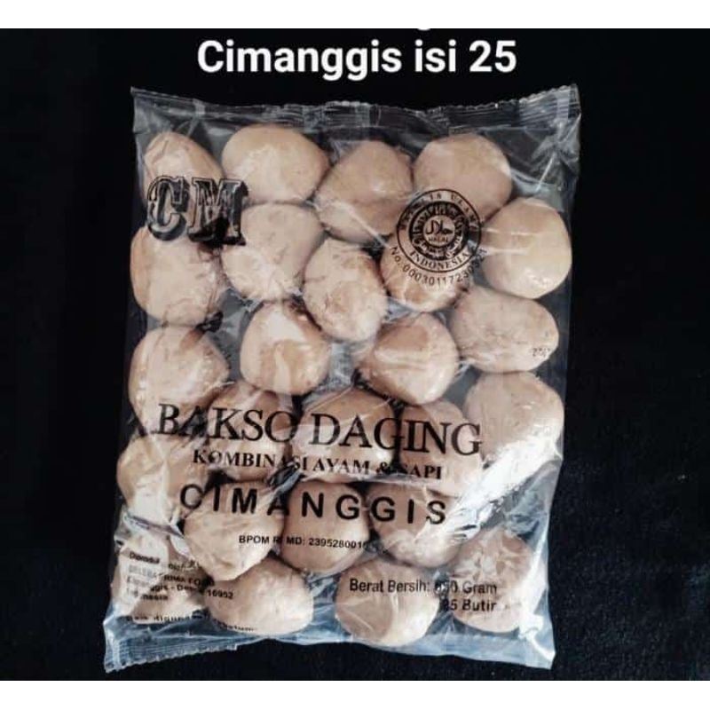 

bakso Cimanggis hitam isi 25
