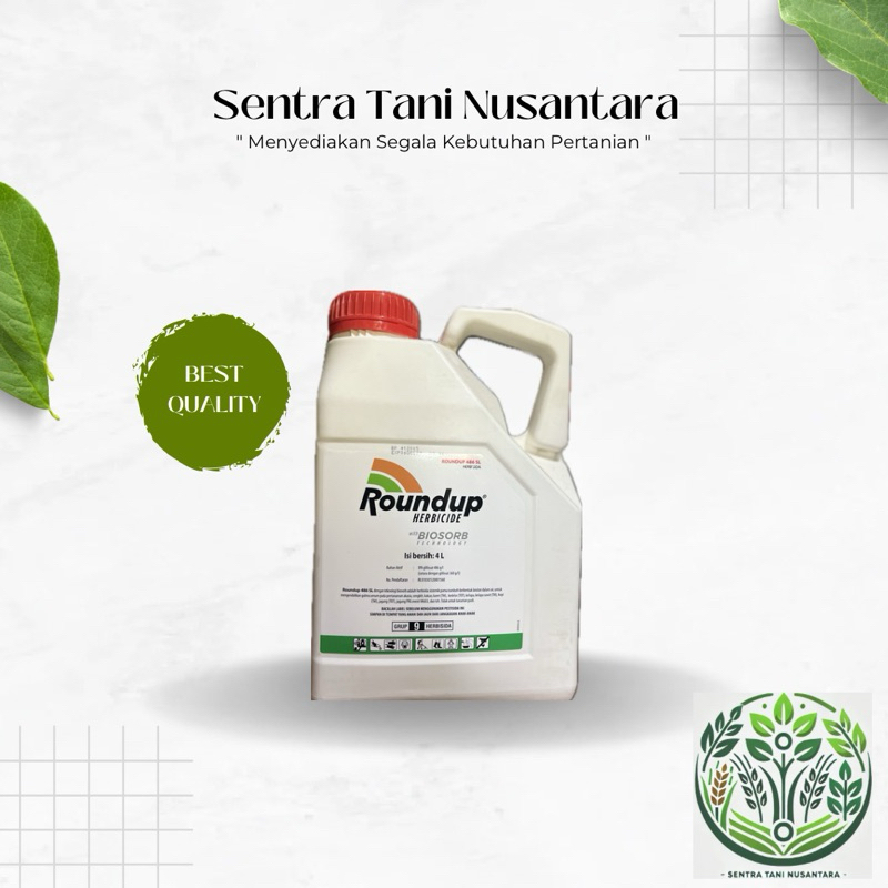 Herbisida Roundup 486 SL sistemik Obat rumput Obat pertanian obat lahan sawah