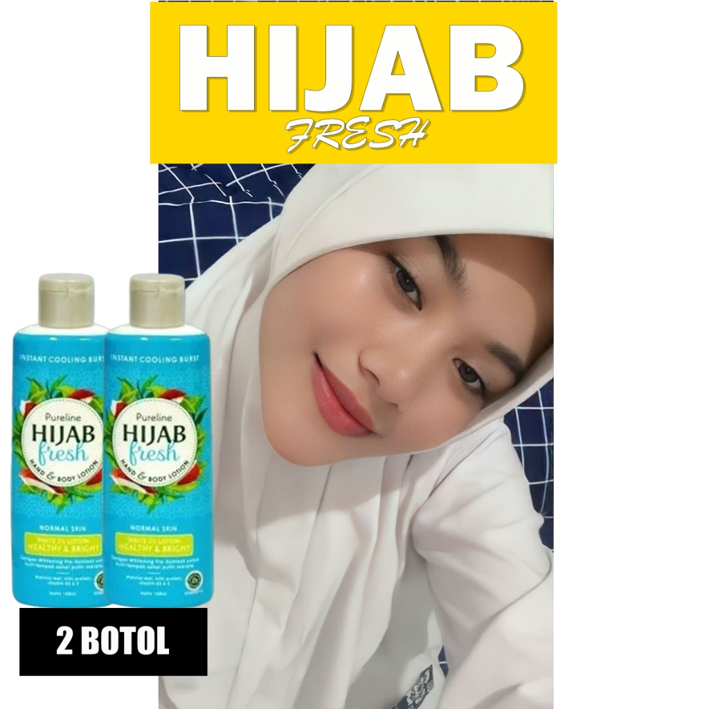 2 BOTOL HANDBODY HIJAB FRESH KULIT MENJADI MULUS