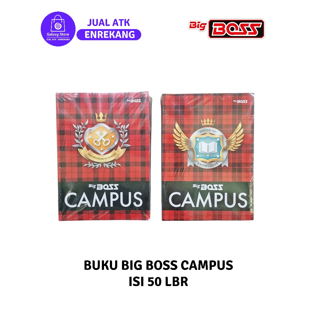 

BUKU TULIS BIGBOSS ISI 50 LBR 1 PACK
