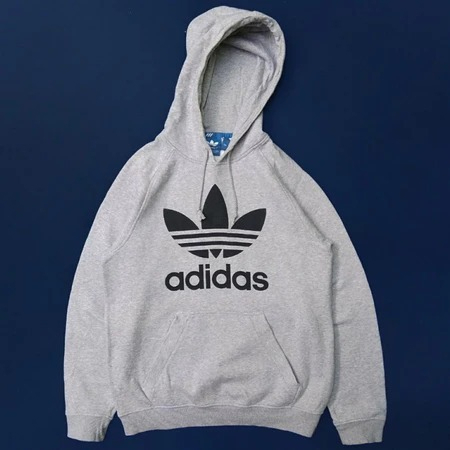 Hoodie ADIDAS Big Logo/ Sweater casual unisex/ Hoodie pria kece